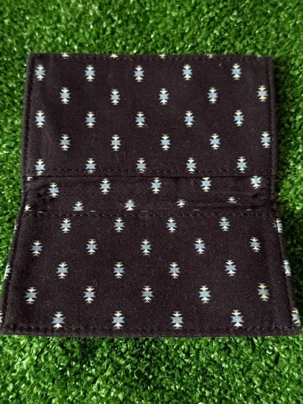 Vera Bradley Alpine Black Card Wallet Minimalist Credit Card Holder Retired - Picture 6 of 10